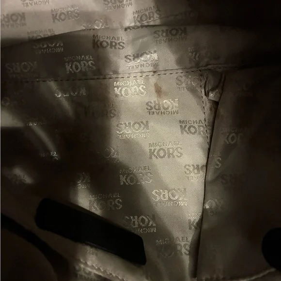 MICHAEL Michael Kors Forest Green Suede Shoulder Bag with Gold Hardware - Picture 4 of 9